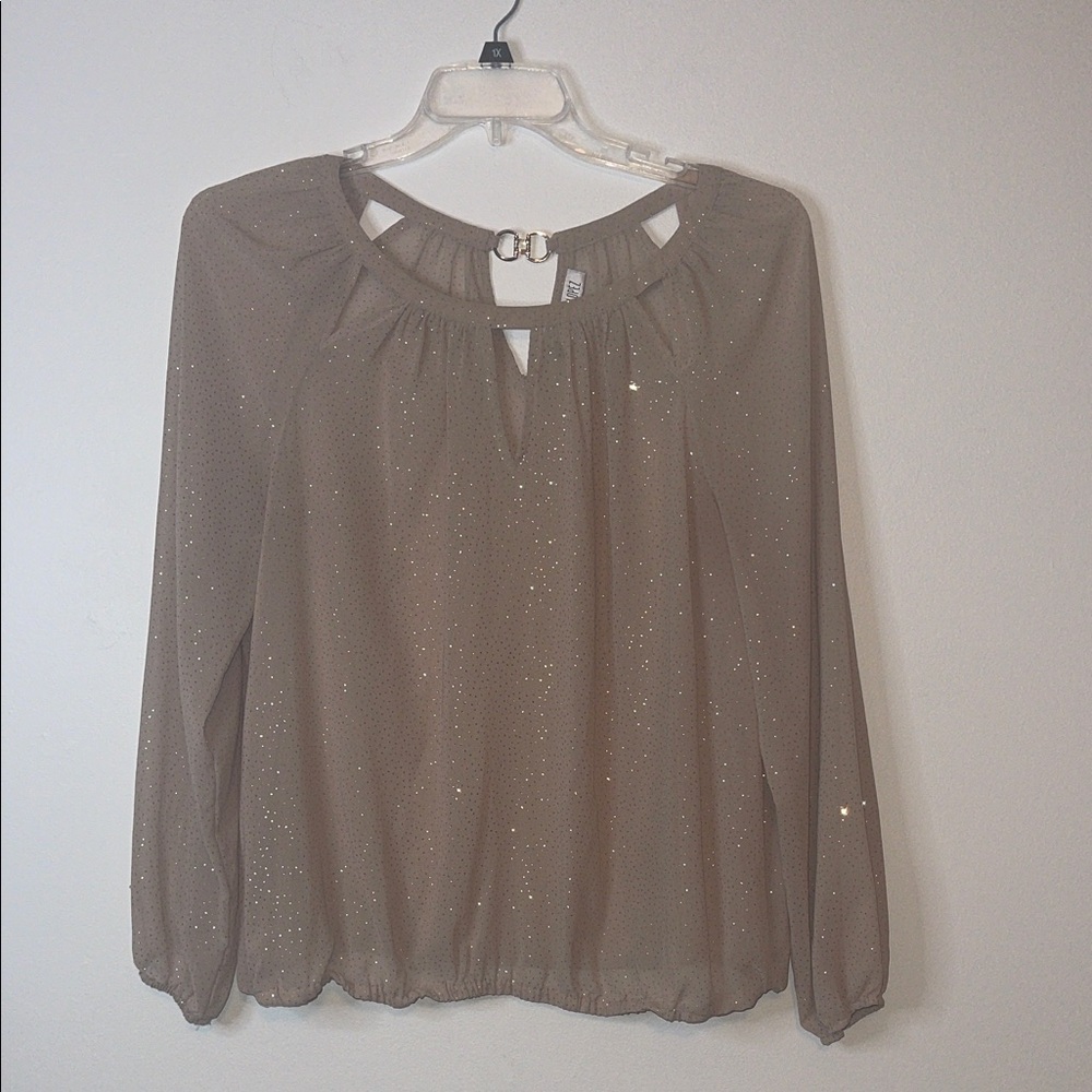 Jennifer Lopez Sheer Blouse Size XL